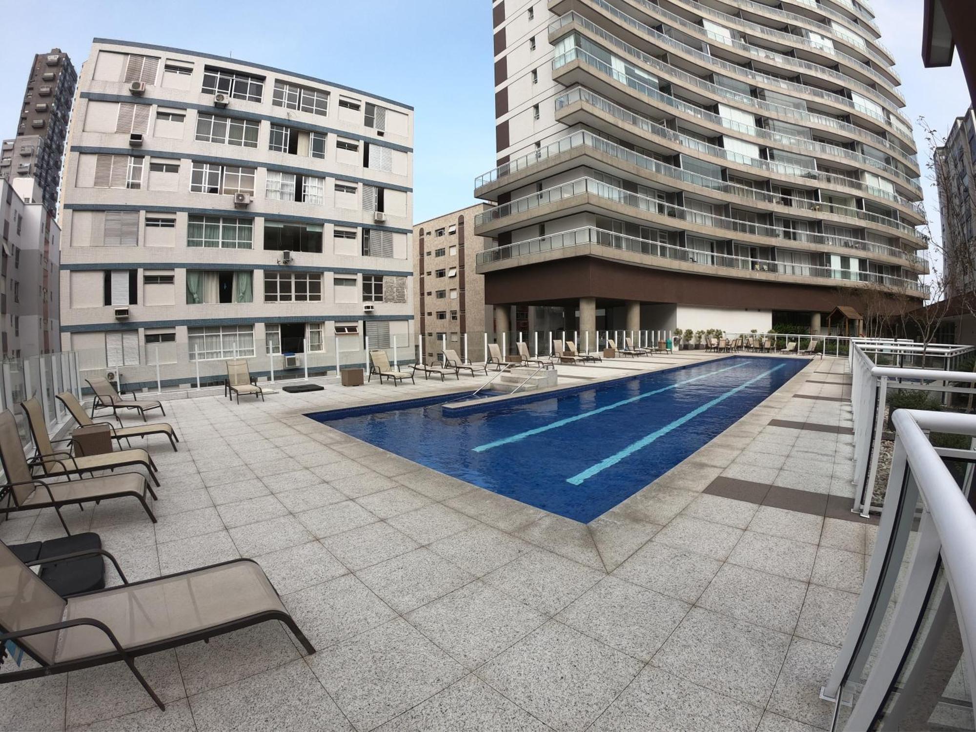 Booksantos Unlimited 2705 - Veja O Mar Da Cama 아파트 외부 사진